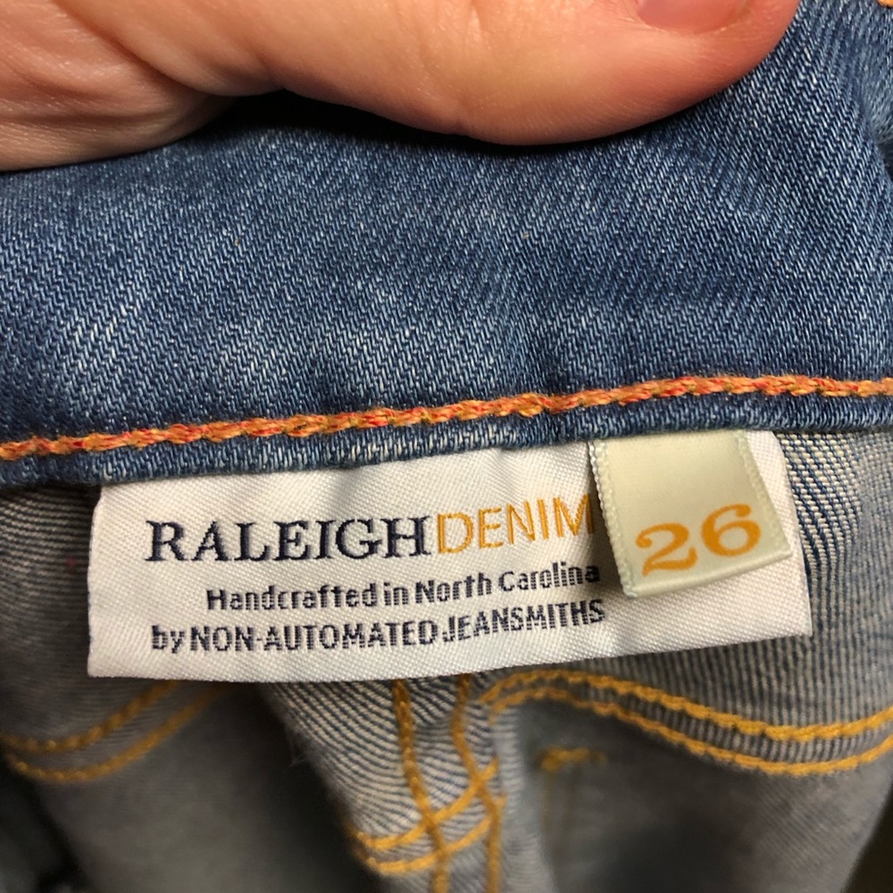 Handcrafted Raleigh Denim Jeans size 26